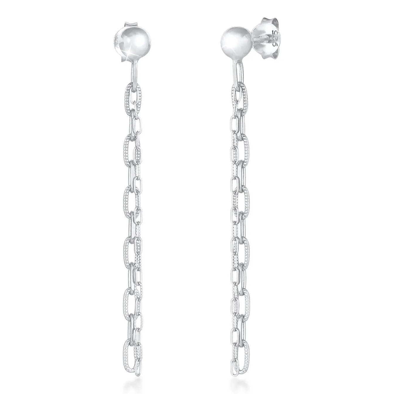 Elli "Glieder-Ohrstecker Ear Chain< Ohrringe|Vergoldet