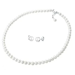 Elli "Glieder-Schmuckset  | Süßwasserperle< Schmucksets|Schmucksets