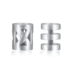 Elli "Haarring 2er Set Dreadlocks< Letzte Chance|Silber