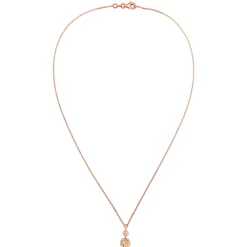 Elli "Halskette | Anhänger Plättchen< Roségold|Halsketten