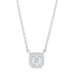 Elli "Halskette | Diamant ( Weiß, 0,16 ct )< Halsketten|Vergoldet