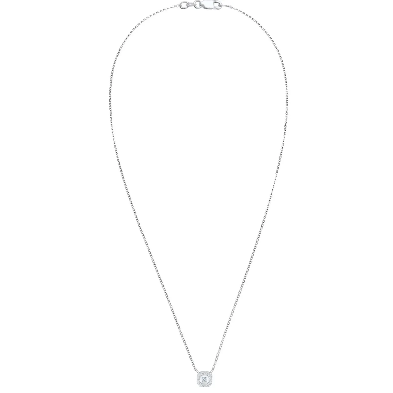 Elli "Halskette | Diamant ( Weiß, 0,16 ct )< Halsketten|Vergoldet