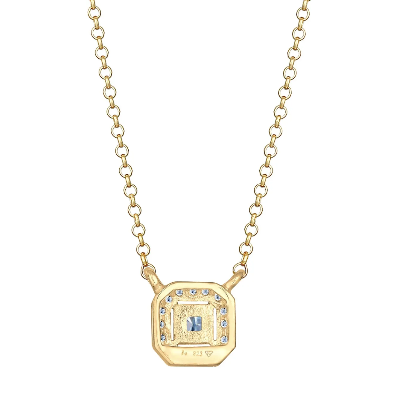 Elli "Halskette | Diamant ( Weiß, 0,16 ct )< Halsketten|Vergoldet