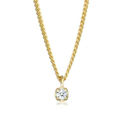 Elli "Halskette | Diamant (Weiß, 0,03 ct)< Halsketten|Echtgold