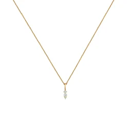 Elli "Halskette | Diamant (Weiß, 0,05 ct)< Halsketten|Echtgold