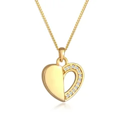 Elli "Halskette | Diamant (Weiß, 0,06 ct)< Symbol-schmuck|Herz-schmuck