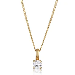 Elli "Halskette | Laborgezüchteter Diamant (Weiß, 0.034 ct)< Diamanten|Halsketten