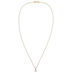Elli "Halskette | Laborgezüchteter Diamant (Weiß, 0.034 ct)< Diamanten|Halsketten