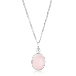 Elli "Halskette | Quarz (Rosa)< Halsketten|Vergoldet
