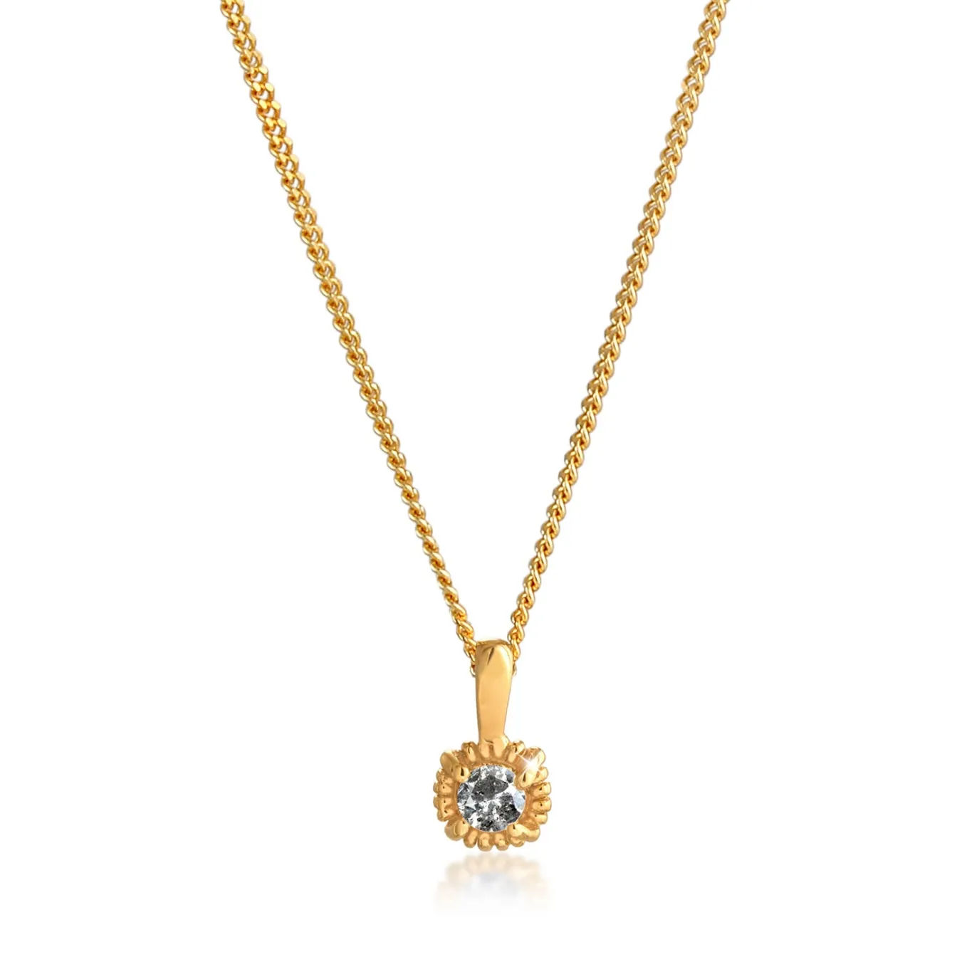Elli "Halskette | Salt & Pepper Diamant (0.11 ct.)< Letzte Chance|Halsketten
