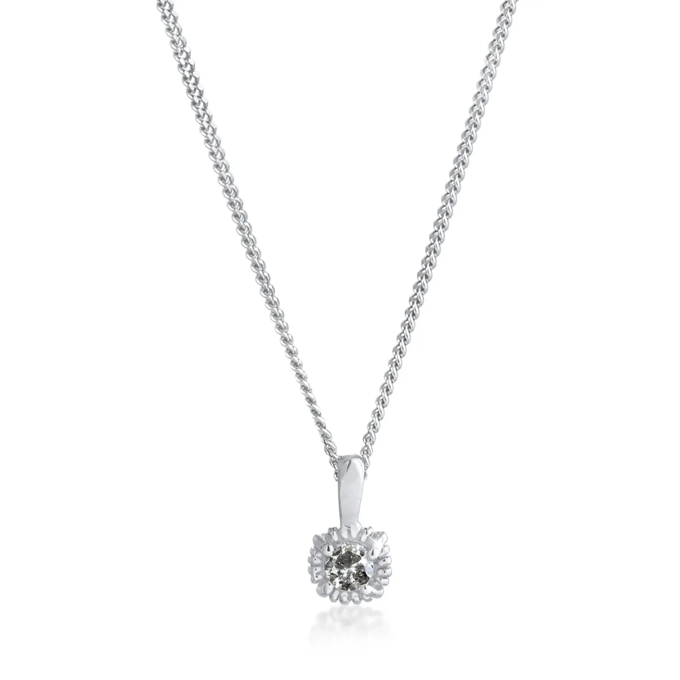 Elli "Halskette | Salt & Pepper Diamant (0.11 ct.)< Letzte Chance|Halsketten