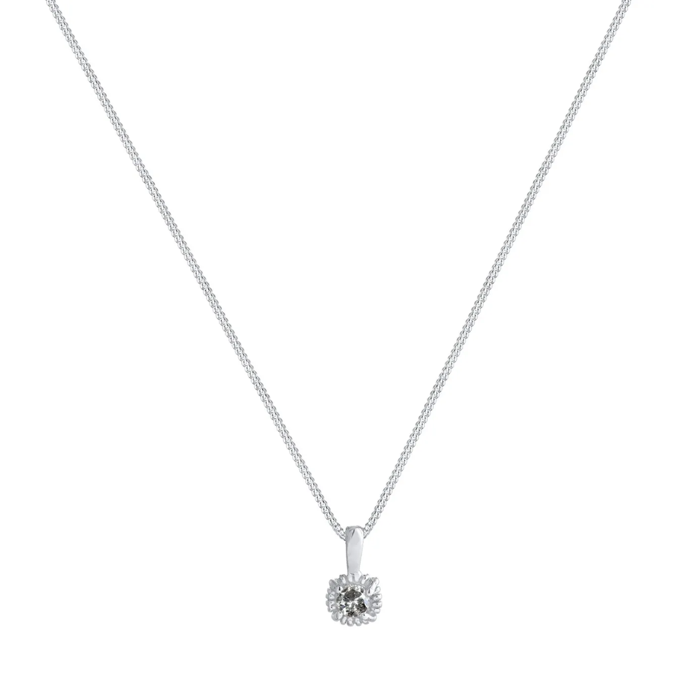 Elli "Halskette | Salt & Pepper Diamant (0.11 ct.)< Letzte Chance|Halsketten