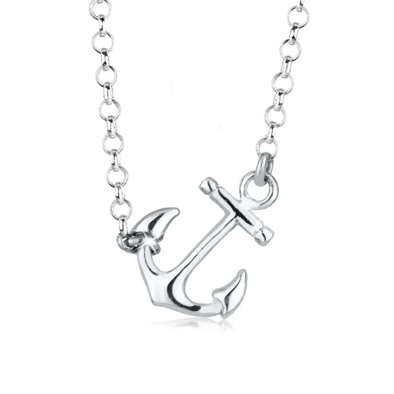 Elli "Halskette Anhänger Anker< Roségold|Symbol-schmuck