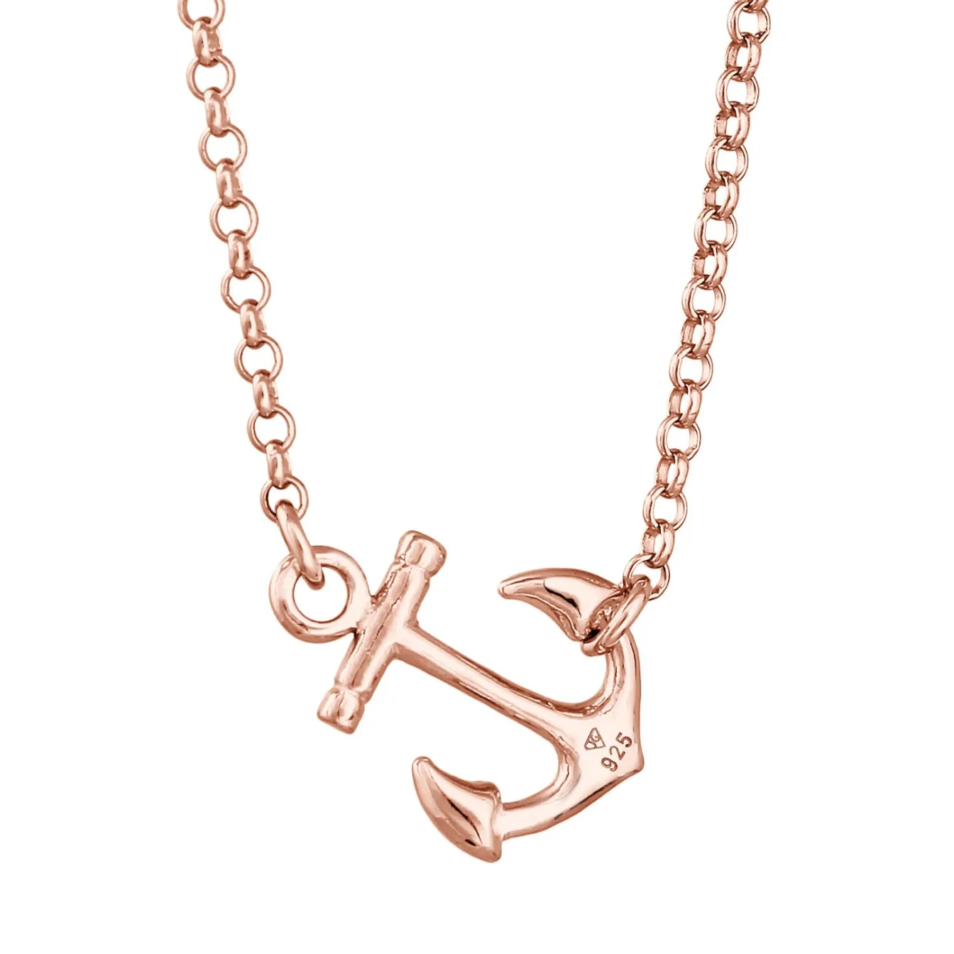Elli "Halskette Anhänger Anker< Roségold|Symbol-schmuck