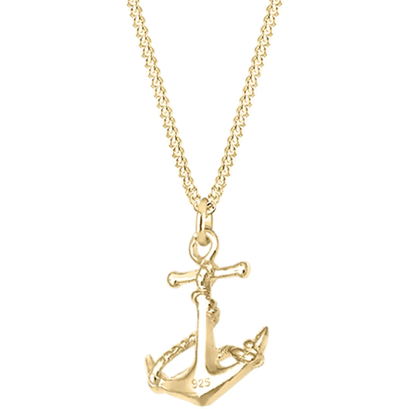 Elli "Halskette Anker Anhänger< Silber|Symbol-schmuck