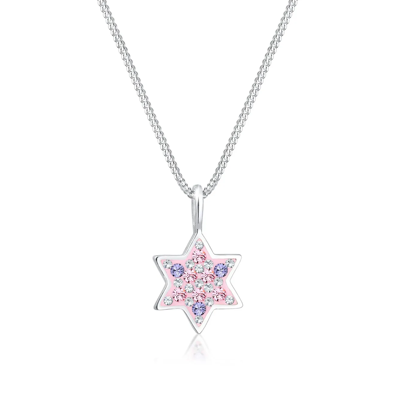 Elli "Halskette Astro | Kristall (Rosa)<Kinder Kinderschmuck