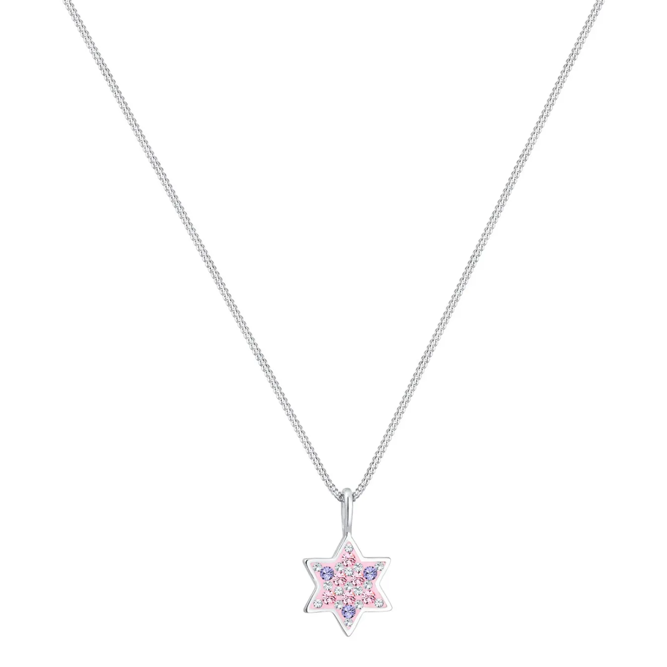Elli "Halskette Astro | Kristall (Rosa)<Kinder Kinderschmuck