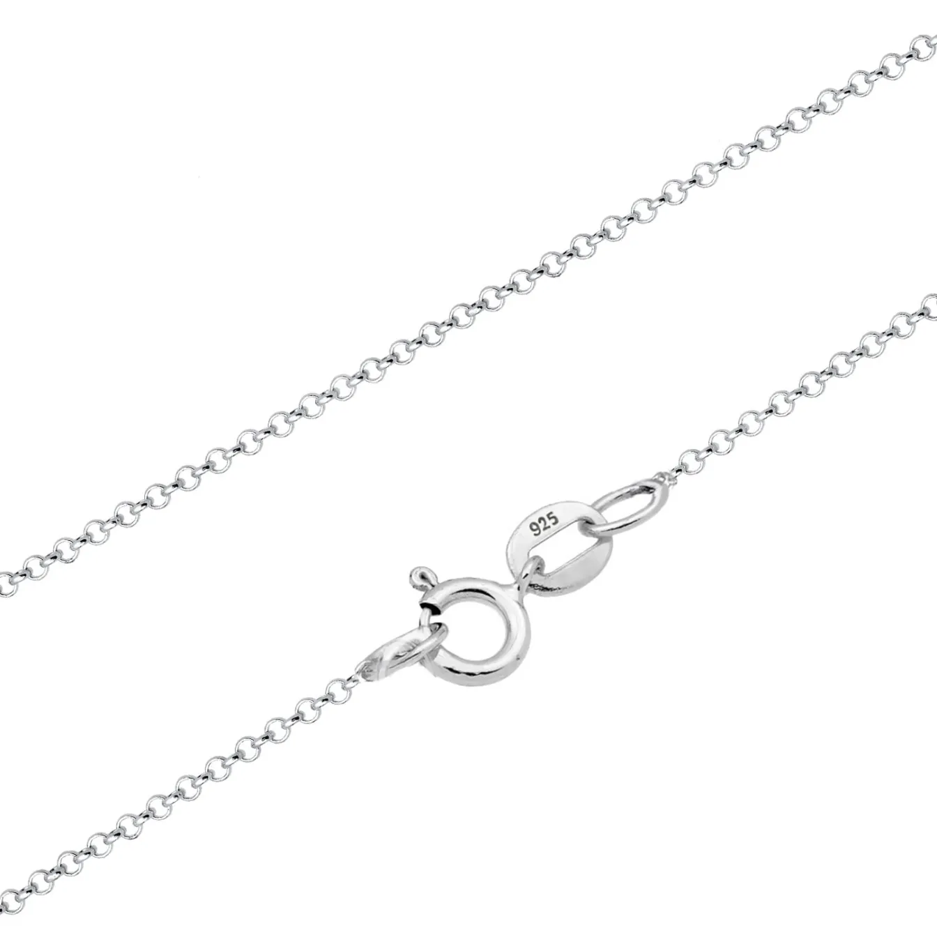 Elli "Halskette Astro | Mondstein (Weiß)< Silber|Symbol-schmuck