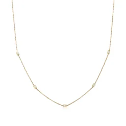 Elli "Halskette Basic | Zirkonia (Weiß)< Halsketten|Silber