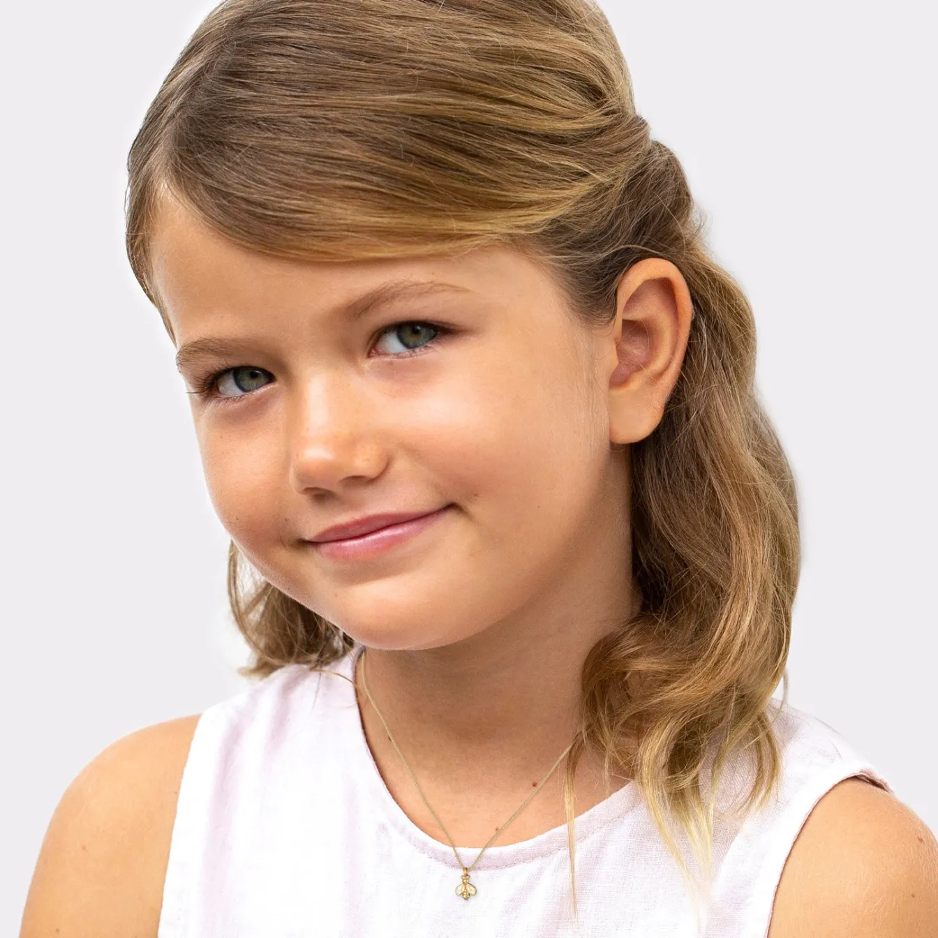 Elli "Halskette Biene | Emaille<Kinder Kinderschmuck