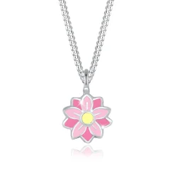 Elli "Halskette Blume | Emaille<Kinder Symbol-schmuck|Kinderschmuck