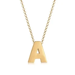 Elli "Halskette Buchstabe< Personalisierter Schmuck|Halsketten