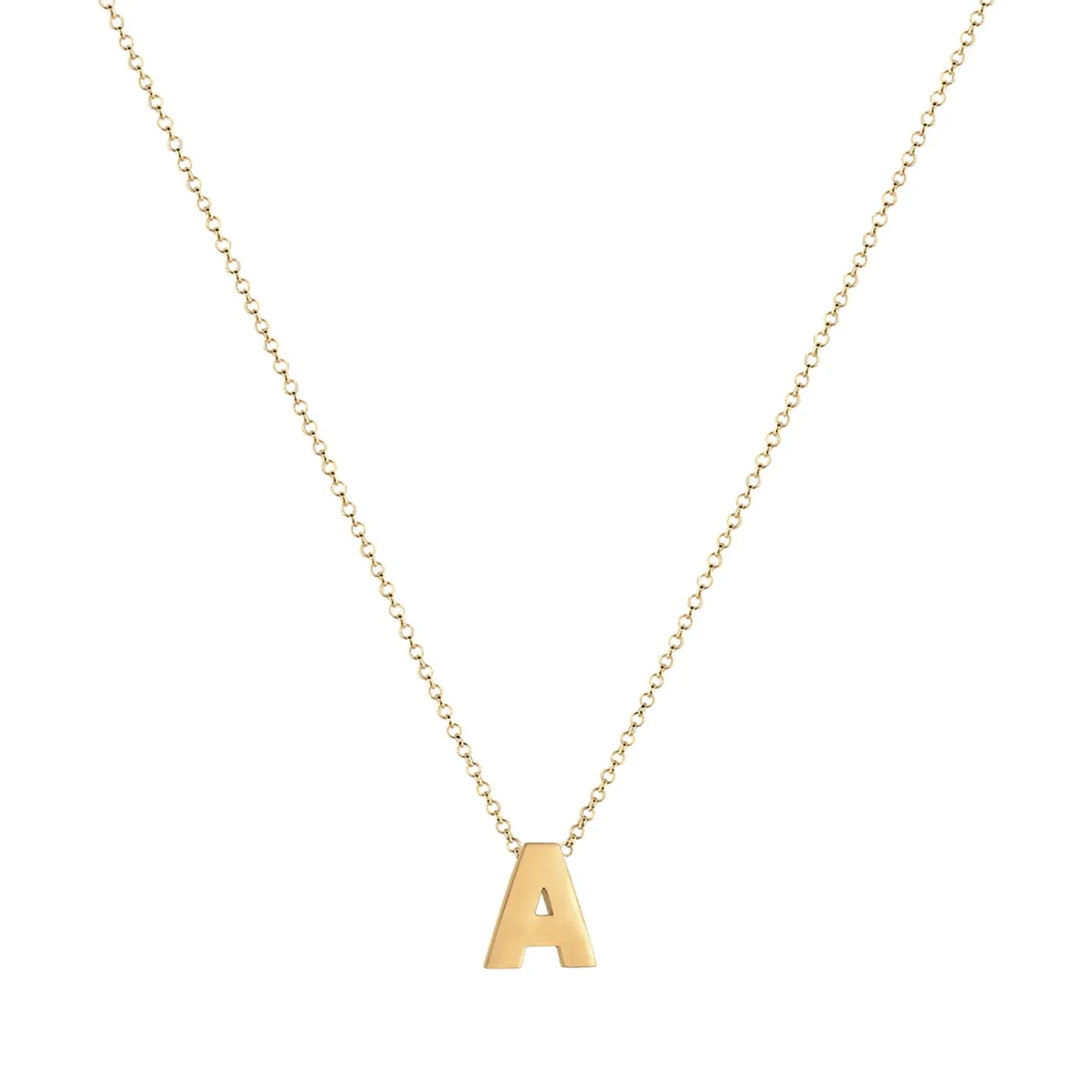 Elli "Halskette Buchstabe< Personalisierter Schmuck|Halsketten