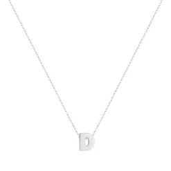 Elli "Halskette Buchstabe D< Personalisierter Schmuck|Halsketten