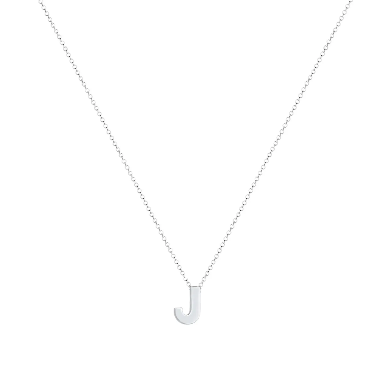 Elli "Halskette Buchstabe J< Personalisierter Schmuck|Halsketten