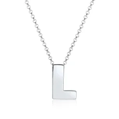 Elli "Halskette Buchstabe L< Personalisierter Schmuck|Halsketten
