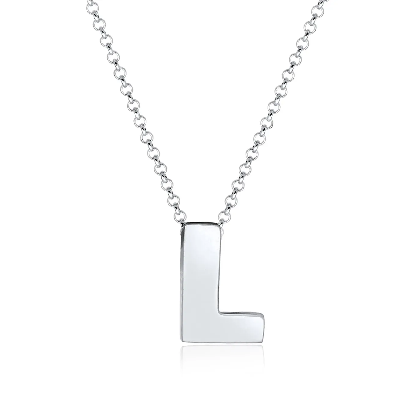 Elli "Halskette Buchstabe L< Personalisierter Schmuck|Halsketten