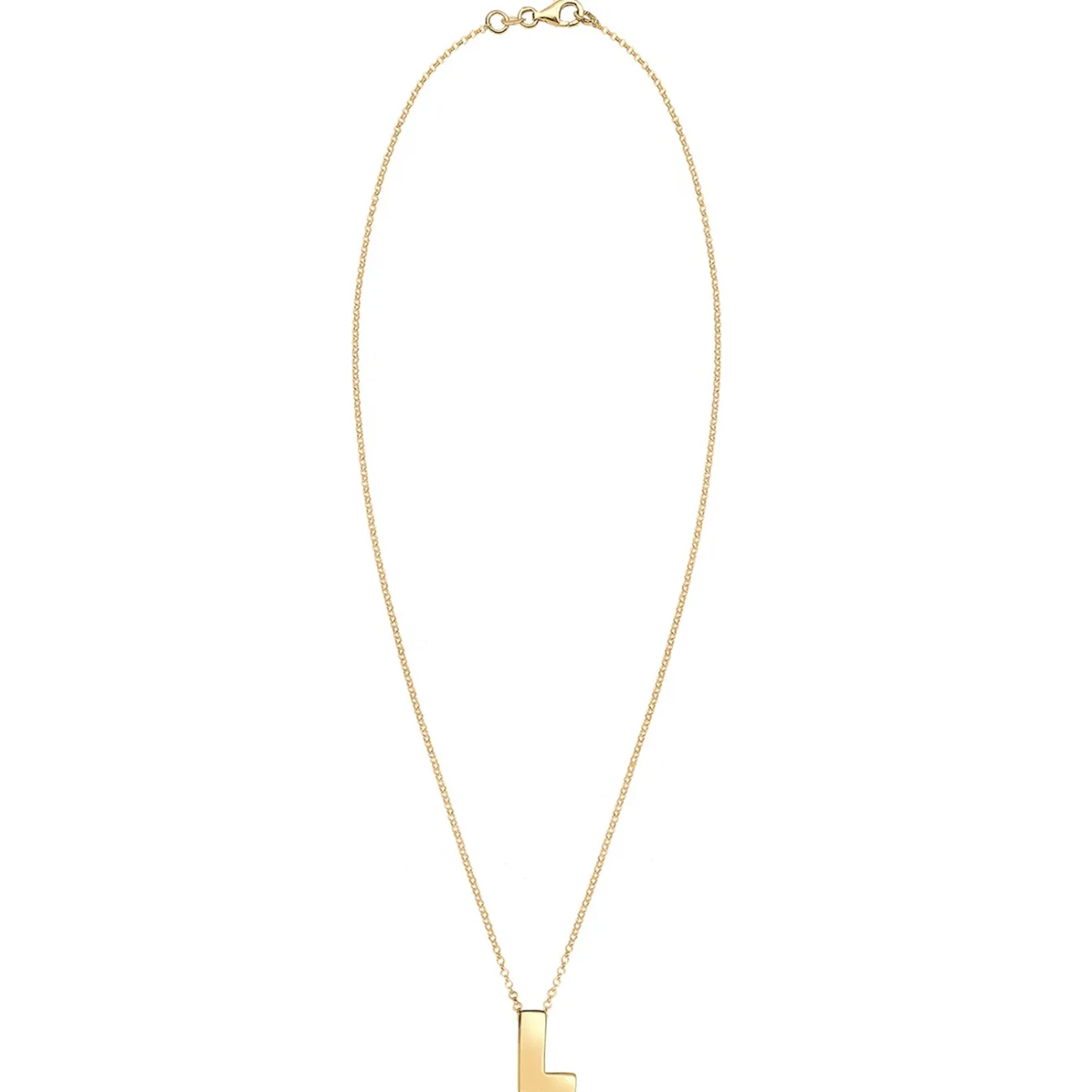 Elli "Halskette Buchstabe L< Personalisierter Schmuck|Halsketten