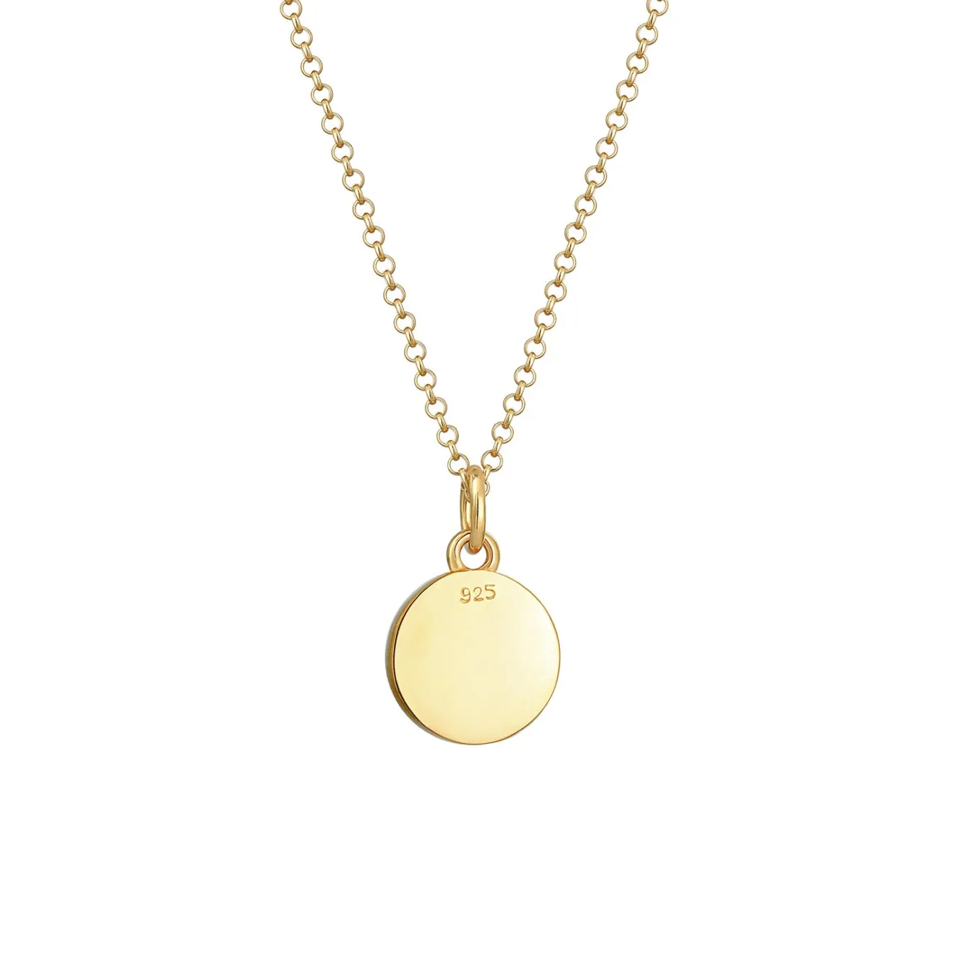 Elli "Halskette Buchstabe M< Personalisierter Schmuck|Halsketten