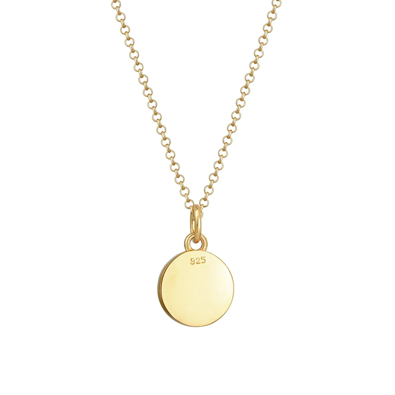 Elli "Halskette Buchstabe N< Personalisierter Schmuck|Halsketten