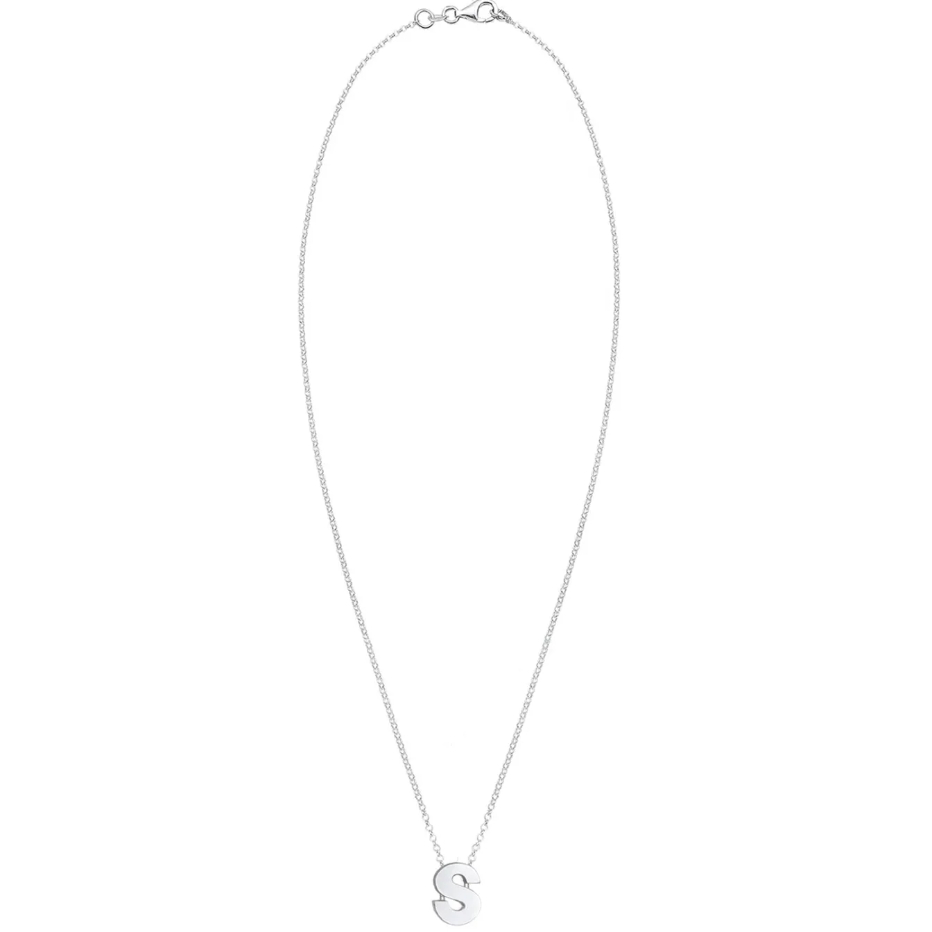 Elli "Halskette Buchstabe S< Personalisierter Schmuck|Halsketten