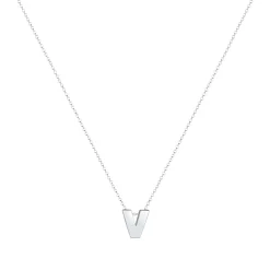 Elli "Halskette Buchstabe V< Personalisierter Schmuck|Halsketten