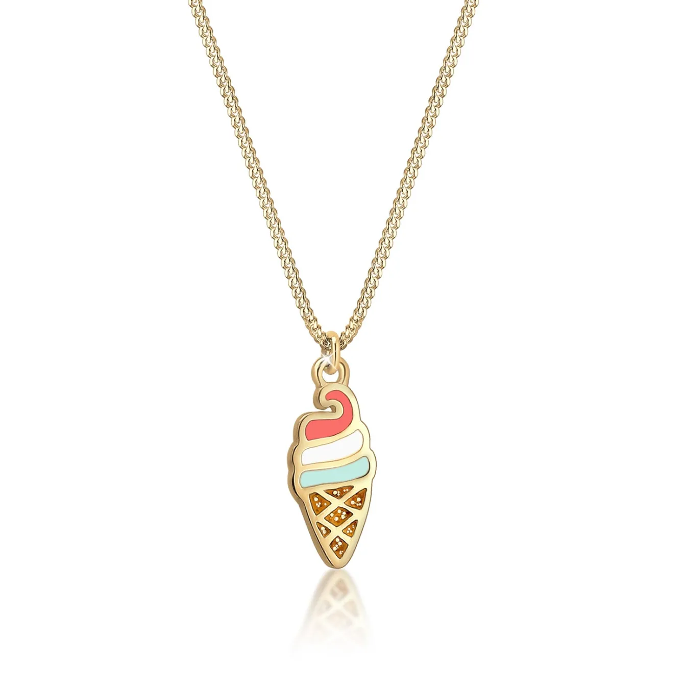 Elli "Halskette Eis | Emaille<Kinder Kinderschmuck