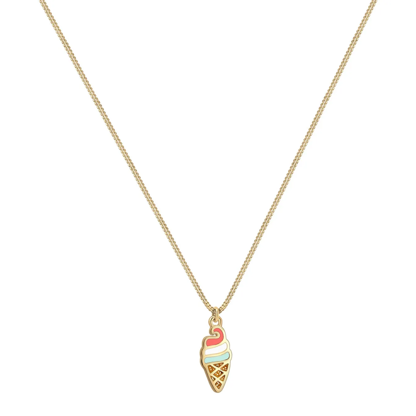 Elli "Halskette Eis | Emaille<Kinder Kinderschmuck