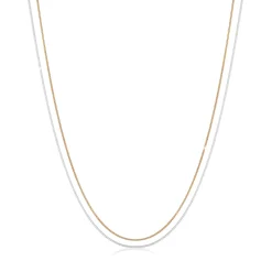 Elli "Halskette 2er Set Bicolor< Halsketten|Silber