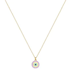 Elli "Halskette Evil Eye | Emaille (Bunt)< Symbol-schmuck|Halsketten