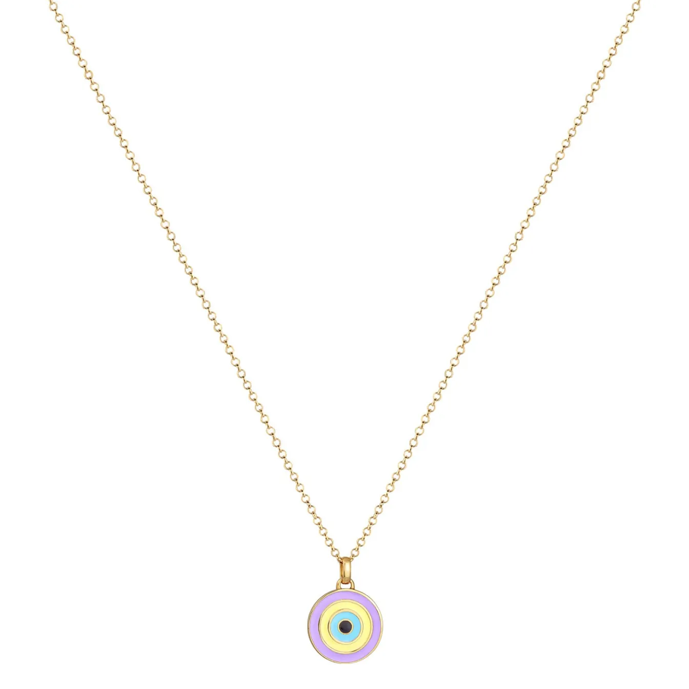 Elli "Halskette Evil Eye | Emaille (Bunt)< Symbol-schmuck|Halsketten