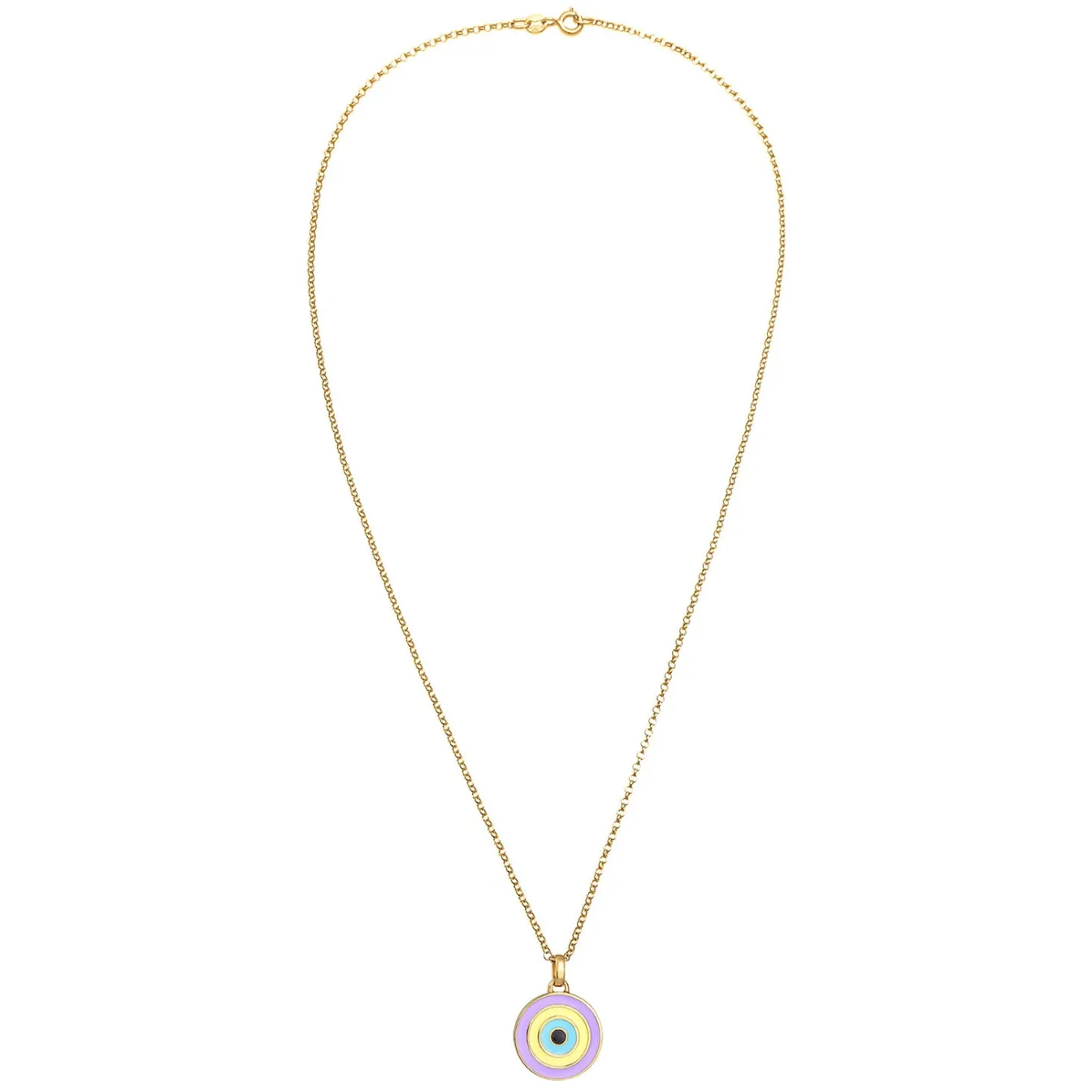 Elli "Halskette Evil Eye | Emaille (Bunt)< Symbol-schmuck|Halsketten