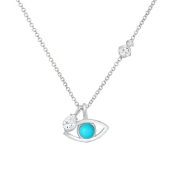 Elli "Halskette Evil Eye | Howlith (Türkis)< Symbol-schmuck|Halsketten