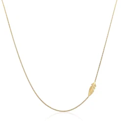 Elli "Halskette Feder Boho< Halsketten|Silber