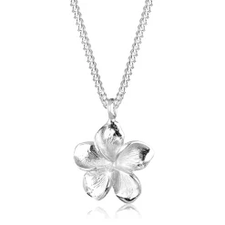Elli "Halskette Frangipani Blüte< Roségold|Symbol-schmuck