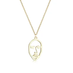 Elli "Halskette Gesicht< Symbol-schmuck|Halsketten