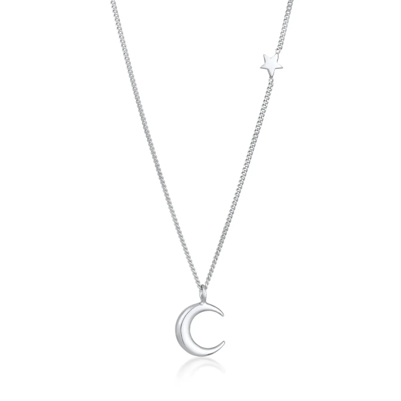 Elli "Halskette Halbmond Astro< Symbol-schmuck|Halsketten