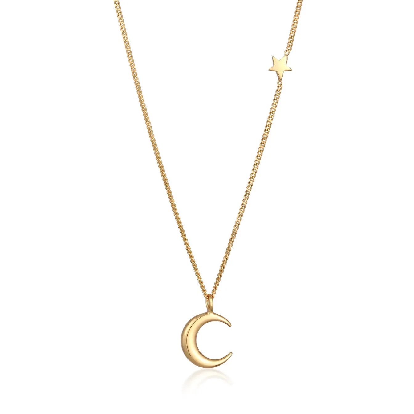 Elli "Halskette Halbmond Astro< Symbol-schmuck|Halsketten