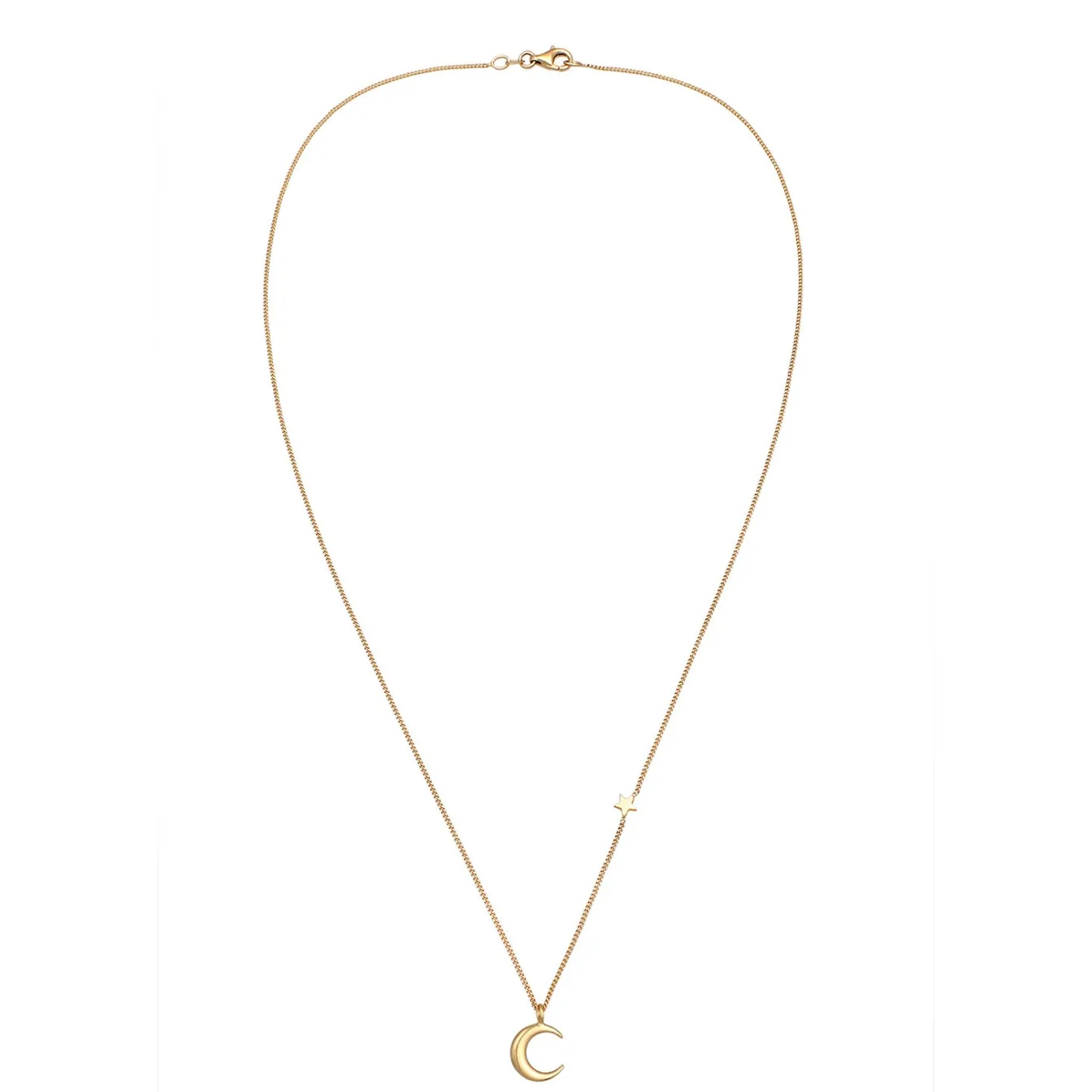 Elli "Halskette Halbmond Astro< Symbol-schmuck|Halsketten