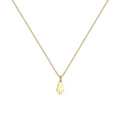 Elli "Halskette Hamsa Hand< Symbol-schmuck|Herz-schmuck